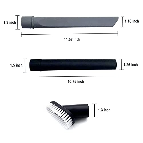 Bvhonwe Vacuum Attachments Accessories Cleaning Kit Crevice Tool+Wand Plastic+Dust Brush Compatible for Bissell Cleanview Swivel Pet Crosswave 2252 2489 2486 2254 22543 24899 1831 Vacuum Cleaner