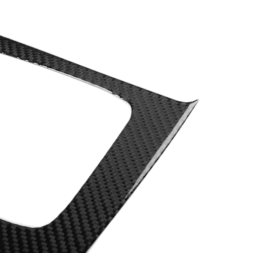NVCNX Carbon Fiber Accessories for Mercedes Benz GLE 350 450 450e 2020-2026 2021 2022 2023 2024 2025 Center Console Gear Shift Panel Cover Interior Trim Overlay Sticker Decal 1PC with Pointed Ends - color: Center Console Gear Shift Panel Trim A1