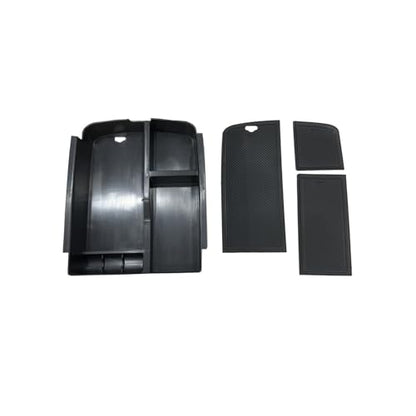 Compatible with Kia Telluride 2026-2020 Center Console Armrest Storage Tray Box ABS Insert Organizer Glove Console Separation Glove Pallet Phone Holder Full Cover - size: for Telluride 2020-2026