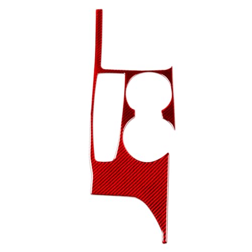 Durable Real Carbon Fiber Compatible with Toyota Camry 2018-2024 Accessories Car Gear Shift Control Anti-Scratch Panel Cover Interior Trim Sticker Decal Red - color: Gear Shift Panel
