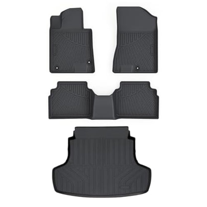 Cartist Floor Mats for Kia K5 (Only FWD Models) 2021-2026 & Hyundai Sonata/Sonata Hybrid 2020-2026, All Weather Cargo Liner for K5 Accessories, Heavy Duty Car Mats, Car Accessories - size: 3)Kia K5【21-26】Hyundai Sonata 【20-26】