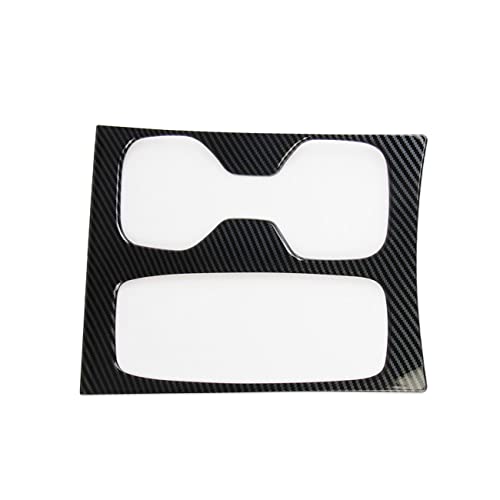Carbon Fiber Center Console Gear Shift Cupholder Panel Cover Trim for Hyundai Tucson/Santa Cruz 2022-2026