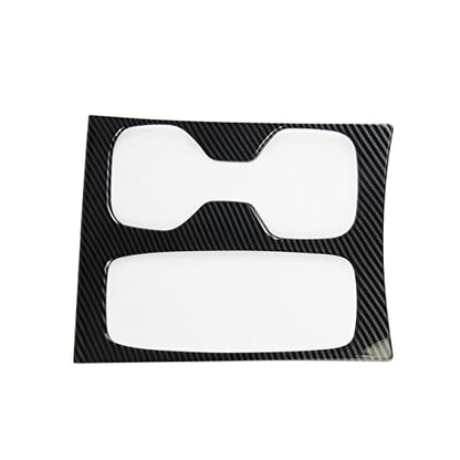 Carbon Fiber Center Console Gear Shift Cupholder Panel Cover Trim for Hyundai Tucson/Santa Cruz 2022-2026