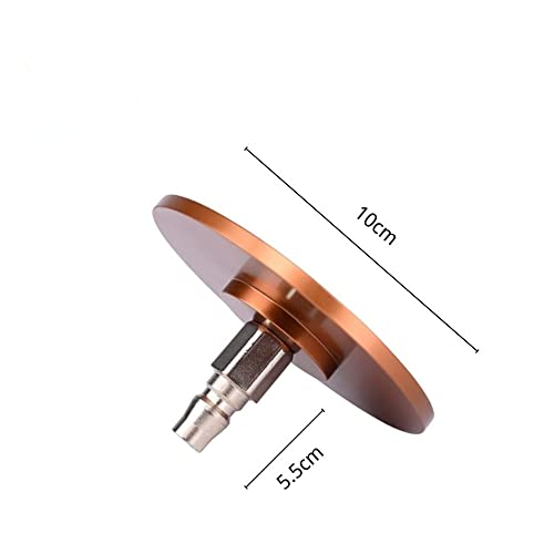 4.0x2.1 Inches Powerful Cup Adapter For Vac-U-Lock Machine Air Connector Device Attachments Accessory Gift (Brown) - color: Brown