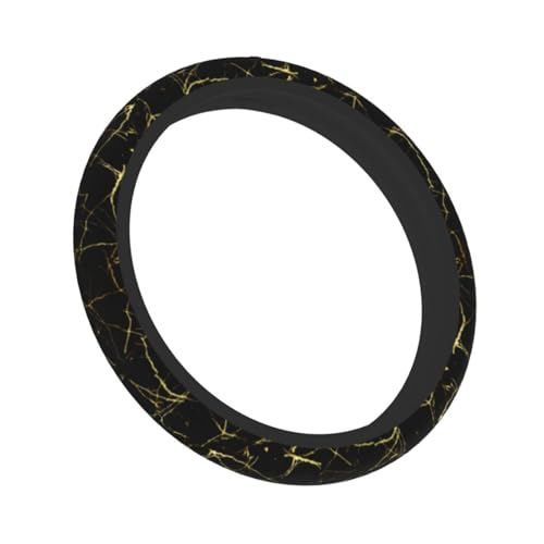 Marble Steering Wheel Covers Non Slip Neoprene Steering Wheel Protector Cover Universal 15 Inch for Men Women - color: Marble