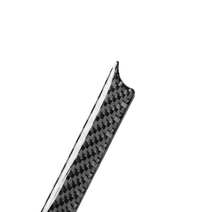 NVCNX Carbon Fiber Compatible with Mercedes-Benz C-Class W204 C250 C300 C350 C63 AMG 2008-2014 Sedan / 2012-2015 Coupe Accessories Car Gear Shift Panel Strip Cover Interior Trim Sticker Decal 2PCs - color: Gear Shift Panel Trim