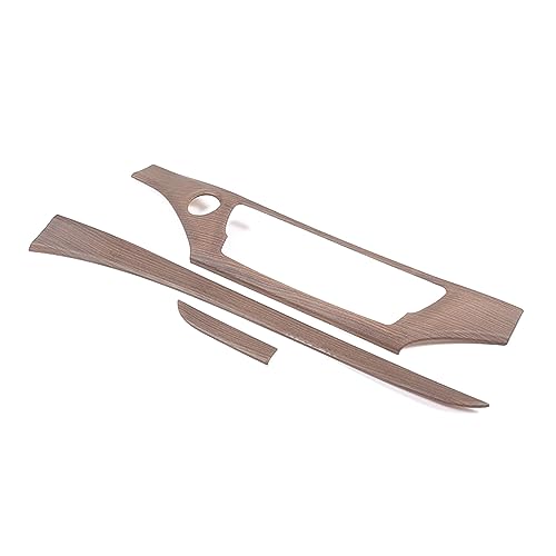 Dashboard Panel Cover Trim for Honda Pilot 2016-2022/ Passport 2019-2025/ Ridgeline 2016-2020 Accessories, Center Console Panel Strip Trim, Center Console Upper Center Pillar Trim, ABS (Wood Grain) - color: Wood Grain