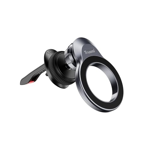 Trusmi Magnetic Car Phone Holder for MagSafe, Air Vent Phone Mount 360° Rotation, Strong Magnet Cell Phone Holder for Car for iPhone 17 16 15 14 13 12 Pro Max, Samsung Galaxy, Google Pixel