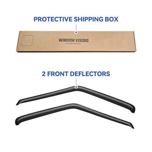Window Visors Rain Guards for 1994-2004 Chevrolet S10/GMC Sonoma Regular/Extended Cab, Out-Channel Window Vent Wind Deflectors Visors Shades for 95-05 S10 Blazer/S15 Jimmy, 1996-2000 Isuzu Hombre - size: 1994-2003 Chevrolet S10/GMC Sonoma