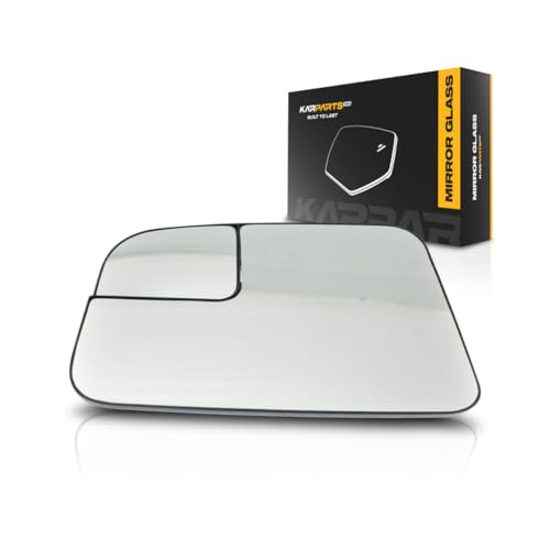 For Ford Edge 2009 2010 2011 Mirror Glass Driver Side | Non-Heated | w/Backing Plate | w/Blind Spot Glass | Replacement For FO1324157 | 9T4Z17K707C, AT4Z17K707A - color: Driver Side