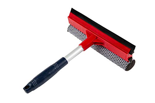 DSV Standard Window Squeegee for Window Cleaning, Window Cleaner Tool for Car Windshield, Shower Door, Boat | 2-in-1 Mini Squeegee for Home | Windshield Squeegee Kit for Car Windows - size: Handheld Squeegee