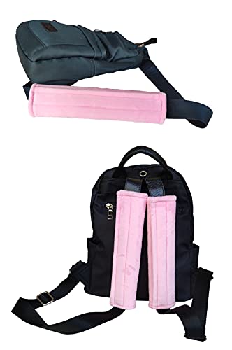 Tianmei 2 Pcs Universal Car Seatbelt Pads Cover, Carseat Belt Shoulder Strap Protector for Adults and Kids (Pure Pink) - color: Pink - 2PCS
