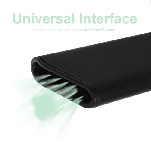 Ciieeo Vacuum Crevice Tool Attachment with Mesh Filter, Extended 44mm Flat Nozzle, Universal Vacuum Cleaner Accessory for Vent Cleaning, Car Detailing, Furniture, and Tight Spaces
