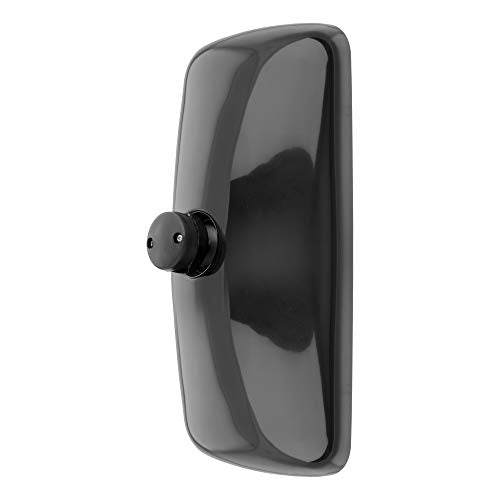 RETRAC 610872 Aerodynamic 8 x 17-Inch Plastic West Coast Mirror Head, Fits 3/4 to 1-1/4-In Tube, Universal Driver or Passenger Side, Chrome
