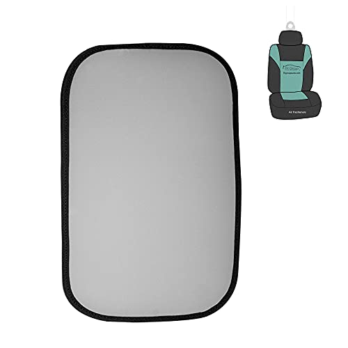 FH Group Water-Resistant Neosupreme Center Console Armrest Cushion Cover Protector with Gift- Universal Fit for Cars Trucks and SUVs (Gray) FH1053 - color: Gray, size: Neosupreme