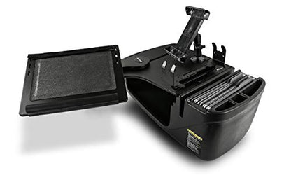 AutoExec Reach Car Desk for Your Vehicle Workstation and Mobile Office, Front Seat, Black with 400 watt Power Inverter, Printer Stand and Tablet Mount - color: Black, style: 400 watt Power Inverter, Printer Stand and Tablet Mount