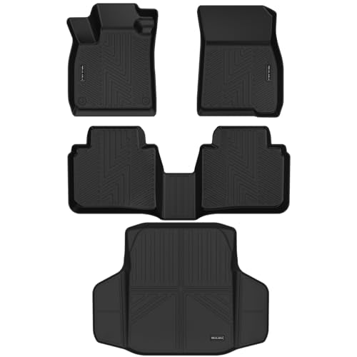 Floor Mats & Cargo Liner for 2023 2024 2025 2026 Honda Accord (Include Hybrid) All Weather Protection TPE Rubber Full Set Automotive Floor Liners for Accord Accessories, Odorless Anti-Slip, Black - size: 2023-2025 Accord Floor Mats & Cargo Mat