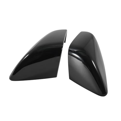 Side Mirror Cover Compatible with Tesla Model X 2017-2020, Mirror Cover Cap Trim (Gloss Black) - color: Gloss Black