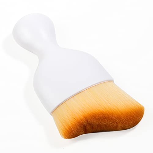 AOCISKA Car Interior Detailing Brush,Soft Bristle Cleaning Brush Car Detailing Brush Dusting Brush,Car Interior Cleaning Tool,Auto Detail Brush Car Dash Duster Brush (White with Cap) - color: White With Cap