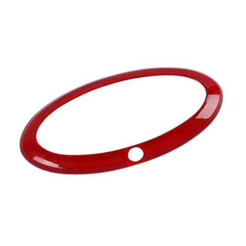 Car Front Grille Nameplate Emblem Trim for Ford F150 F-150 2021-2025 Grill Logo Ring Decoration Cover Exterior Accessories, Red with Camera Hole - color: Red, size: WITH Camera Hole
