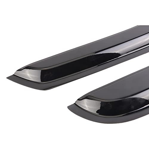Window Visor Wind Deflector 4pcs Out-Channel Tape-On Nice Rain Guards Set Compatible with 2004-2008 Ford F-150 Super/Crew Cab 2006-2008 Lincoln Mark LT Super/Crew Cab 94443 - size: 2004-2008 Ford F-150 Super/Crew Cab