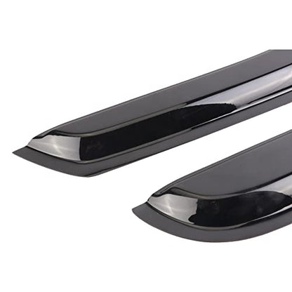 Window Visor Wind Deflector 4pcs Out-Channel Tape-On Nice Rain Guards Set Compatible with 2004-2008 Ford F-150 Super/Crew Cab 2006-2008 Lincoln Mark LT Super/Crew Cab 94443 - size: 2004-2008 Ford F-150 Super/Crew Cab