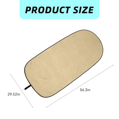Waterproof Towel Car Seat Cover, Sweatproof Non Slip Towel Carseat Cover, Machine Washable Vehicle Bucket Frontseat Protector Accessories, Universal for SUV, Sedan, Truck (Beige) - color: Beige