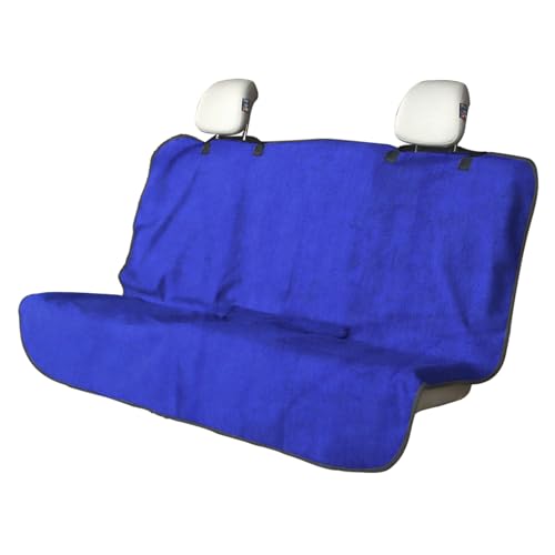 Back Seat Cover for Car Trucks Van SUV,Waterproof Rear Bench Towel Seat Covers for Dogs and Kids,Automotive Backseat Protector (Blue) - color: Blue, size: Rear Bench Seat Towel