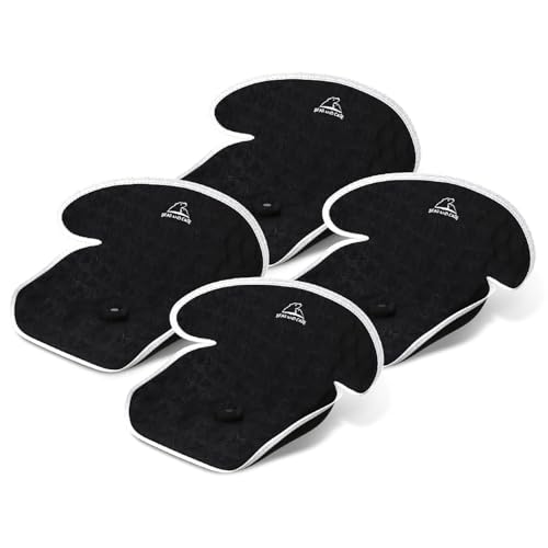 Bear and Care - Piddle Pads - Strollers, Bouncers & Car Seat Pad, Waterproof & Machine-Washable Cover on Car Potty for Toddler Toilet Training (Black, 4 Count (Pack of 1)) - color: Black, size: Pack of 4