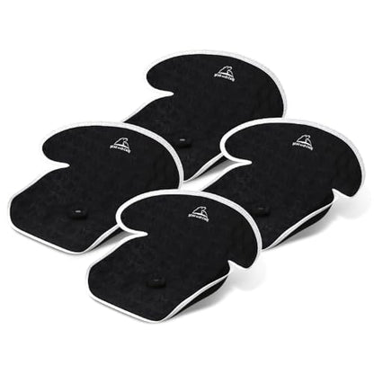 Bear and Care - Piddle Pads - Strollers, Bouncers & Car Seat Pad, Waterproof & Machine-Washable Cover on Car Potty for Toddler Toilet Training (Black, 4 Count (Pack of 1)) - color: Black, size: Pack of 4