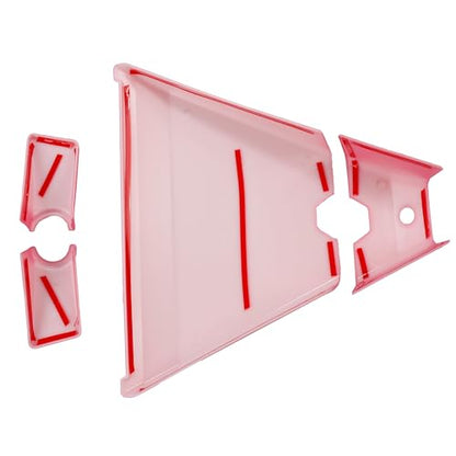 Barong for Tesla Cybertruck Accessoriess Interior Stickers Car Front Roof Camera Cover Trim Frame Decal Pink - color: Front Roof Camera Cover