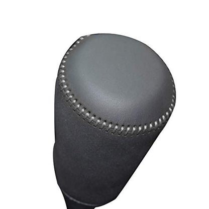 JI Loncky Genuine Leather Gear Shift Knob Cover for 2007 2008 2009 2010 2011 2012 2013 2014 2015 2016 Jeep Compass Automatic / 2007 2008 2009 2010 2011 2012 2013 2014 2015 2016 Jeep Patriot Automatic