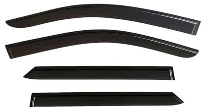 2024-2026 Tape-On Rain Guards for Honda Prologue Side Window Visor Deflectors EX Touring Elite Tinted Vent Shade Protectors 2025 - size: For Honda Prologue 2024-2026