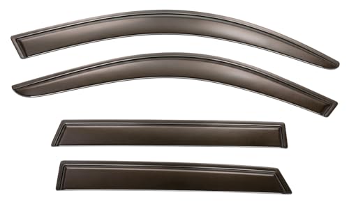 2022-2026 Tape-on Rain Guards for Hyundai Tucson Side Window Deflector Visors SE SEL N-Line XRT Limited Hybrid Durable Tinted Vent Shade 2023 2024 2025 - size: For Hyundai Tucson 2022-2026