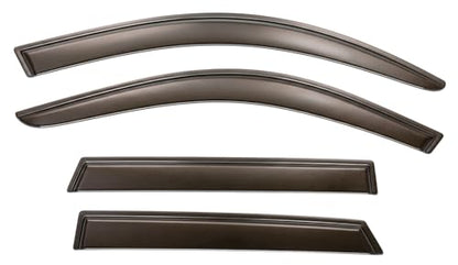 2022-2026 Tape-on Rain Guards for Hyundai Tucson Side Window Deflector Visors SE SEL N-Line XRT Limited Hybrid Durable Tinted Vent Shade 2023 2024 2025 - size: For Hyundai Tucson 2022-2026