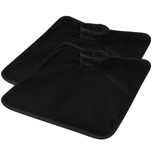 Car Seat Protector for Potty Training, 2 Pack Waterproof CarSeat Liner Toilet Training for Baby Infant Toddler, Dry Seat Piddle Pads Cover for Strollers (Black) - color: Black-2pcs