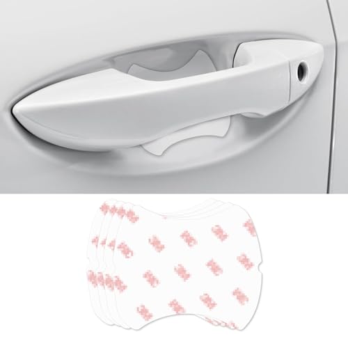 4PCS Transparent Car Door Handle Protector, Universal Waterproof Anti-Scratch Cover, Invisible Car Handle Protection Film, Car Door Guard for Most Vehicles