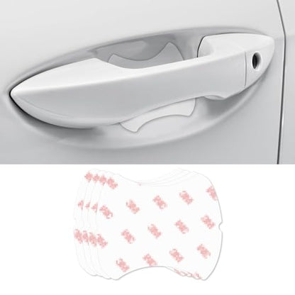 4PCS Transparent Car Door Handle Protector, Universal Waterproof Anti-Scratch Cover, Invisible Car Handle Protection Film, Car Door Guard for Most Vehicles