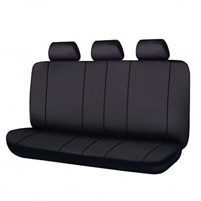 Flying Banner Rear Bench car seat Covers car seat Protectors Split 40/60 50/50 60/40 (Solid Black, Better) - color: Solid Black, size: Better