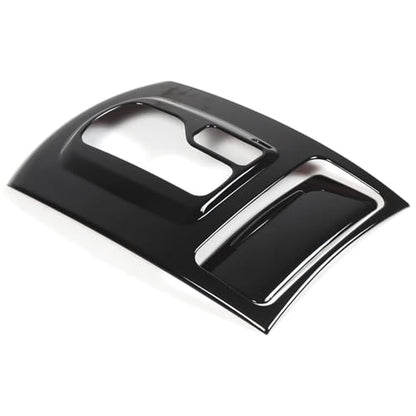 Gear Shift Panel Trim Cover Compatible with Infiniti G37 2009-2013, ABS Plastic Gear Shifter Console Anti-Scratch Frame Cover Accessories (Gloss Black) - color: gloss black