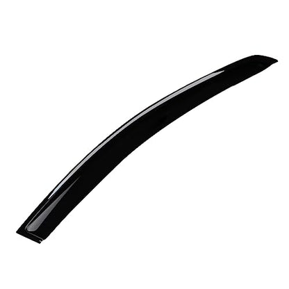 4 Pieces Smoke Tinted Tape-On Side Window Deflectors Rain Guards Designed for 2018-2023 EcoSport - size: 2018-2023 EcoSport