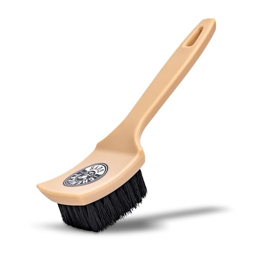 Chemical Guys, The Nifty Interior Detailing Brush, Synthetic Bristle Scrub Tool for Car Carpet Floor Mats Upholstery Trunk Liners, Auto Cabin Cleaning Brush with Ergonomic Short Handle - size: 1 Pack