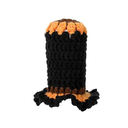 Crochet Shift Knob Cover, Universal Handcrafted Black-Sunflower Boho Car Accessories for Women, Shift Boots Knobs Cover Automotive Interior Fits Car Truck SUV (03#SC) - color: 03#SC