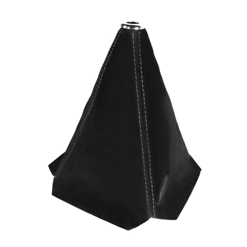 Car Shift Knob Dust Cover, Gear Shift Knob Cover for Protection, Leather Manual/Automatic Shifter Shift Boots Cover, Decorate Car Interior(Black Napped) - color: Black Napped