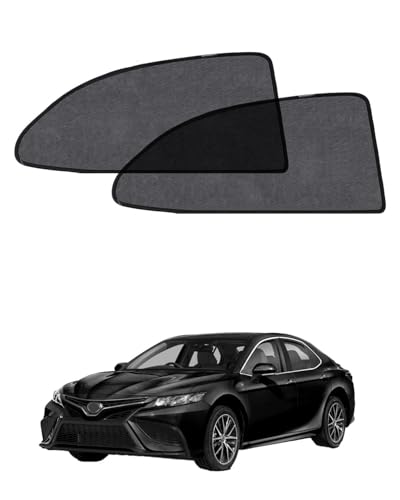 Car Window Shade for Toyota Camry 2018-2024,2 Pack UV & Glare Protection, Breathable Privacy Screen, Insect & Bug Blocker Magnetic Mesh Side Rear Sun Shades for Baby Camping, Napping & Travel - size: 2PC for Toyota Camry (2018-2024)
