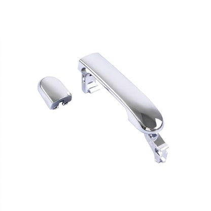 Chrome 1 Lot 4 Doors Exterior Handle Door Outer Handle Compatible with Nissan Versa 2007 2008 2009 2010 2011 2012 - color: Chrome
