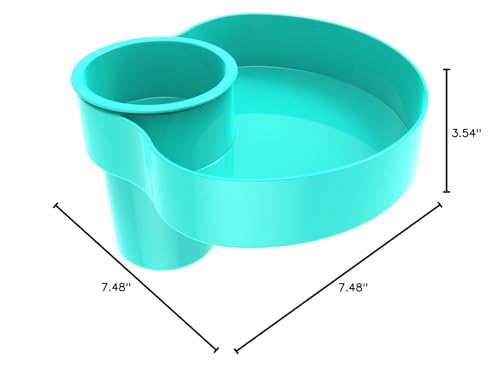 Car Seat Snack Tray (Teal, 1 PACK) - color: Teal, size: 1 PACK