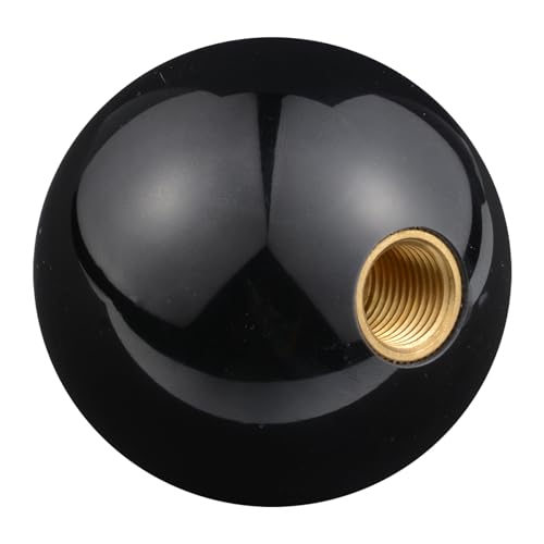 Abfer 5 Speed Shift Knob Upper Left Gear Shift Knobs Ball Manual Stick Shifting Handle Fit for Vehicles (Black) - color: Black-10