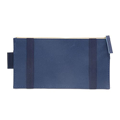 uxcell Multi-Purpose Car Sun Visor Organizer Pouch Bag Pocket Card Storage Holder Blue
