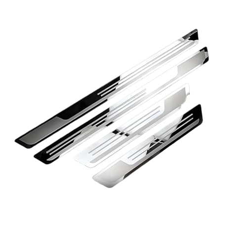 4 Pcs Stainless Steel Car for Acura MDX 2022-2025, Door Sill Strip Car Door Kick Plates Nonslip Anti Scratch